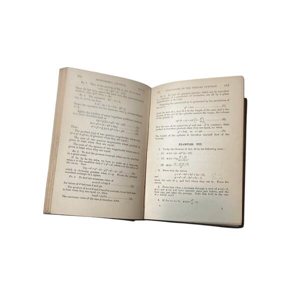 Infinitesimal Calculus, authored by H. Lamb - Picture 3 of 4